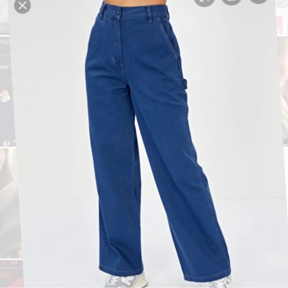 Glassons Deep Blue Wide Leg Jeans